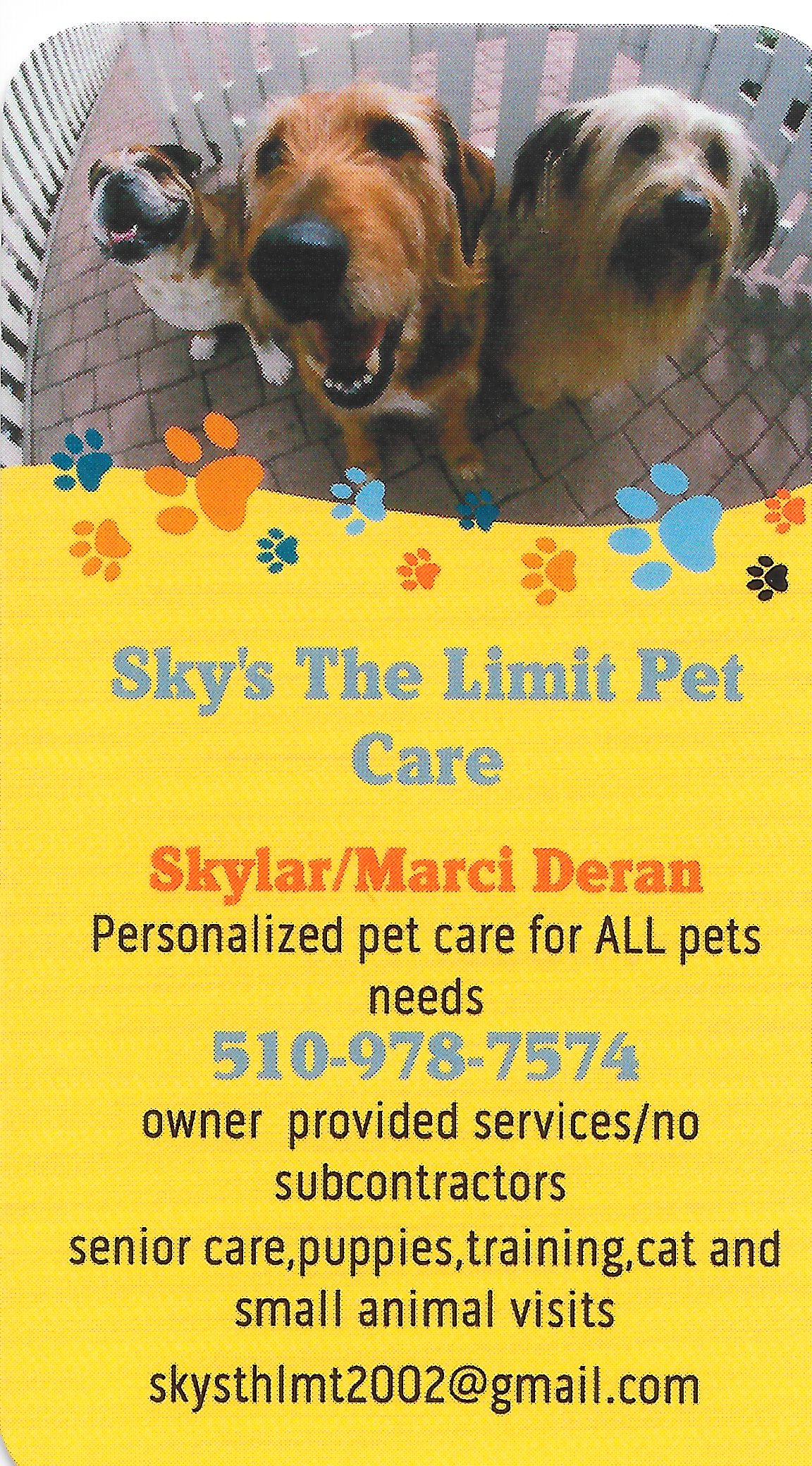 Sky's The Limit Pet Care