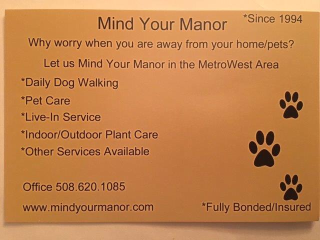 Mind Your Manor