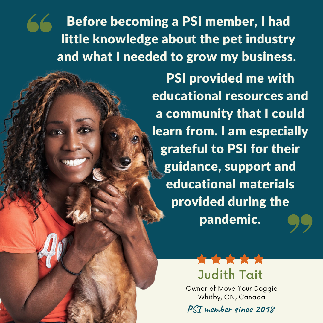 PSI Membership Benefits Canada Pet Sitters International