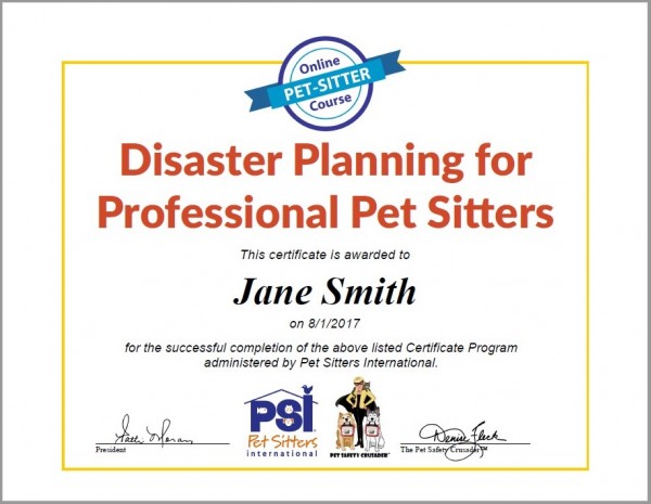 Online Certificate Program Disaster Planning For