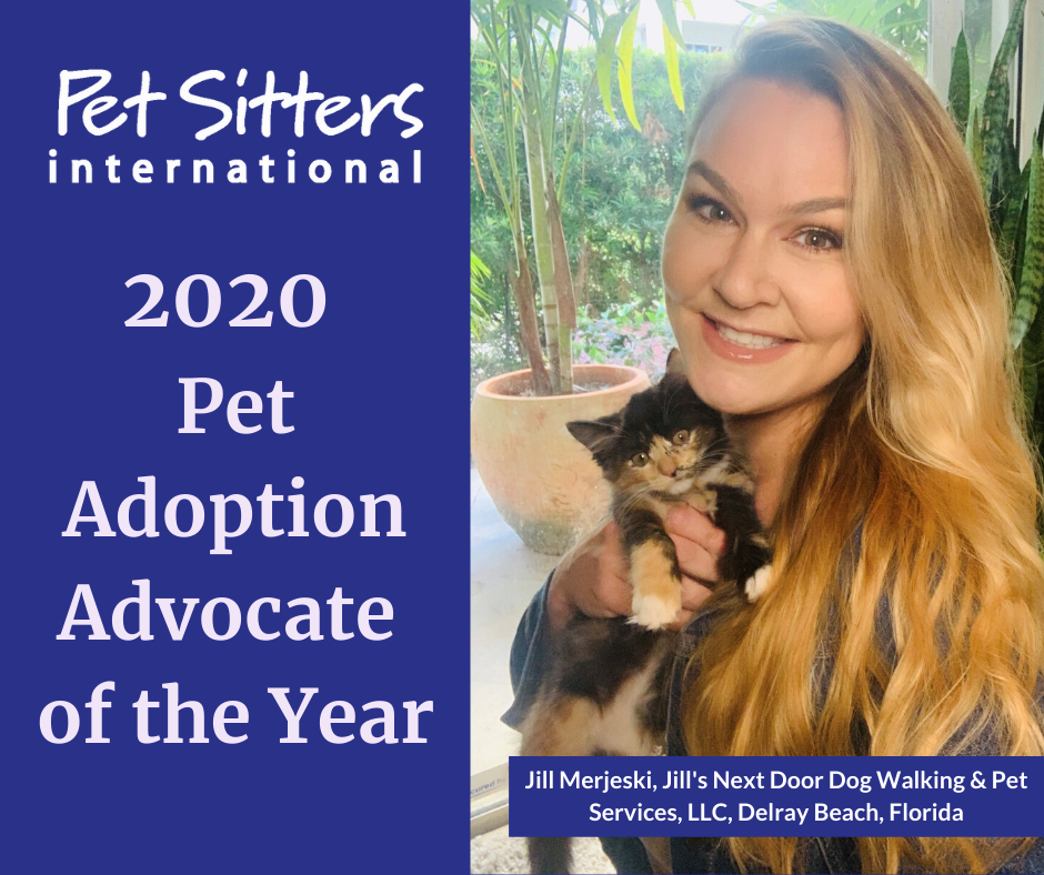 Pet Sitters International names 2020 Pet Adoption Advocate of the Year
