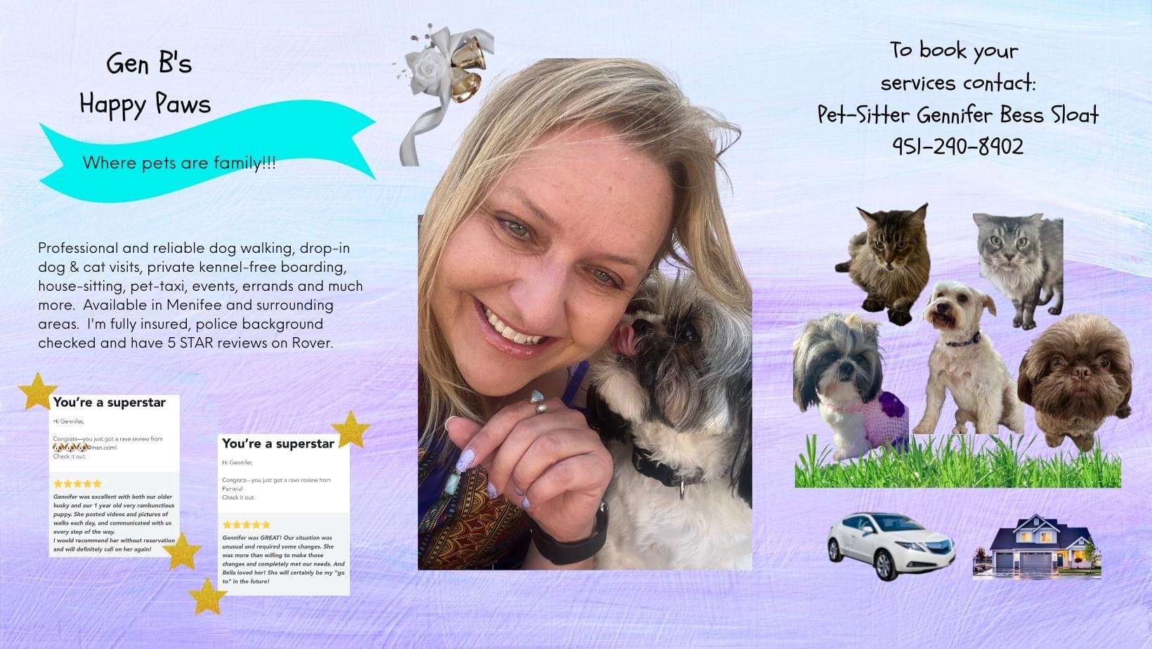 Gen B's Happy Paws Pet Services