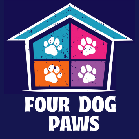Four Dog Paws