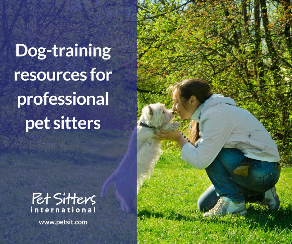Dog-training resources for professional pet sitters
